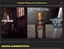 Tablet Screenshot of pittsburghwhiskeyfestival.com